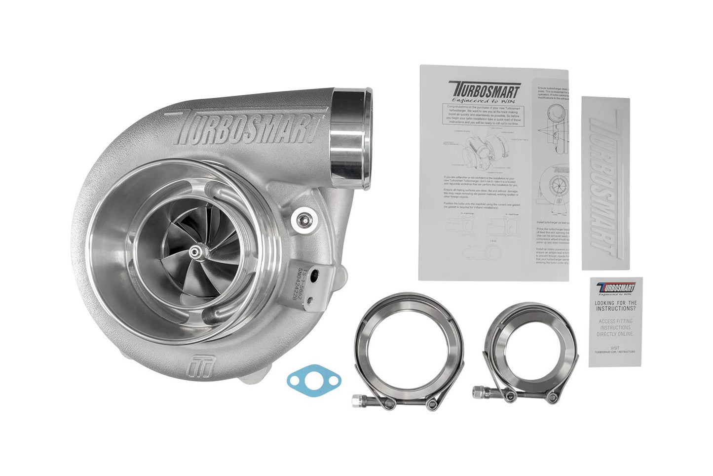 TS-1 Performance Turbocharger 5862 V-Band 0.82AR Externally Wastegated