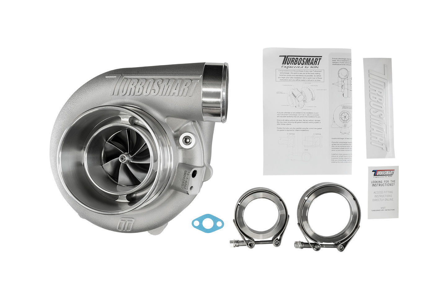 TS-1 Performance Turbocharger 6262 V-Band 0.82AR Externally Wastegated