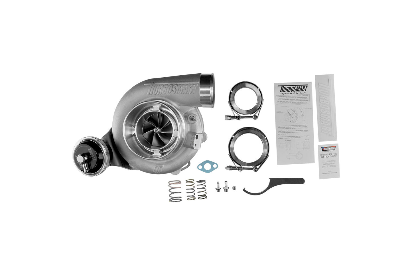 TS-1 Performance Turbocharger 6466 V-Band 0.82AR Internally Wastegated