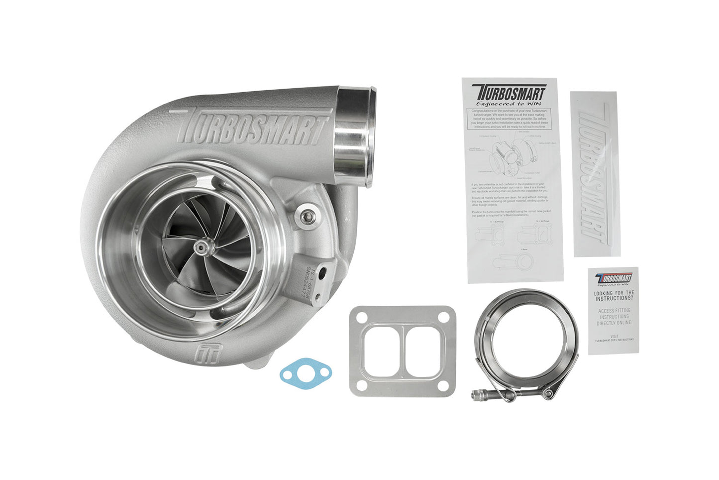 TS-1 Performance Turbocharger 6870 (Kompact) T4 Divided 0.84AR Externally Wastegated