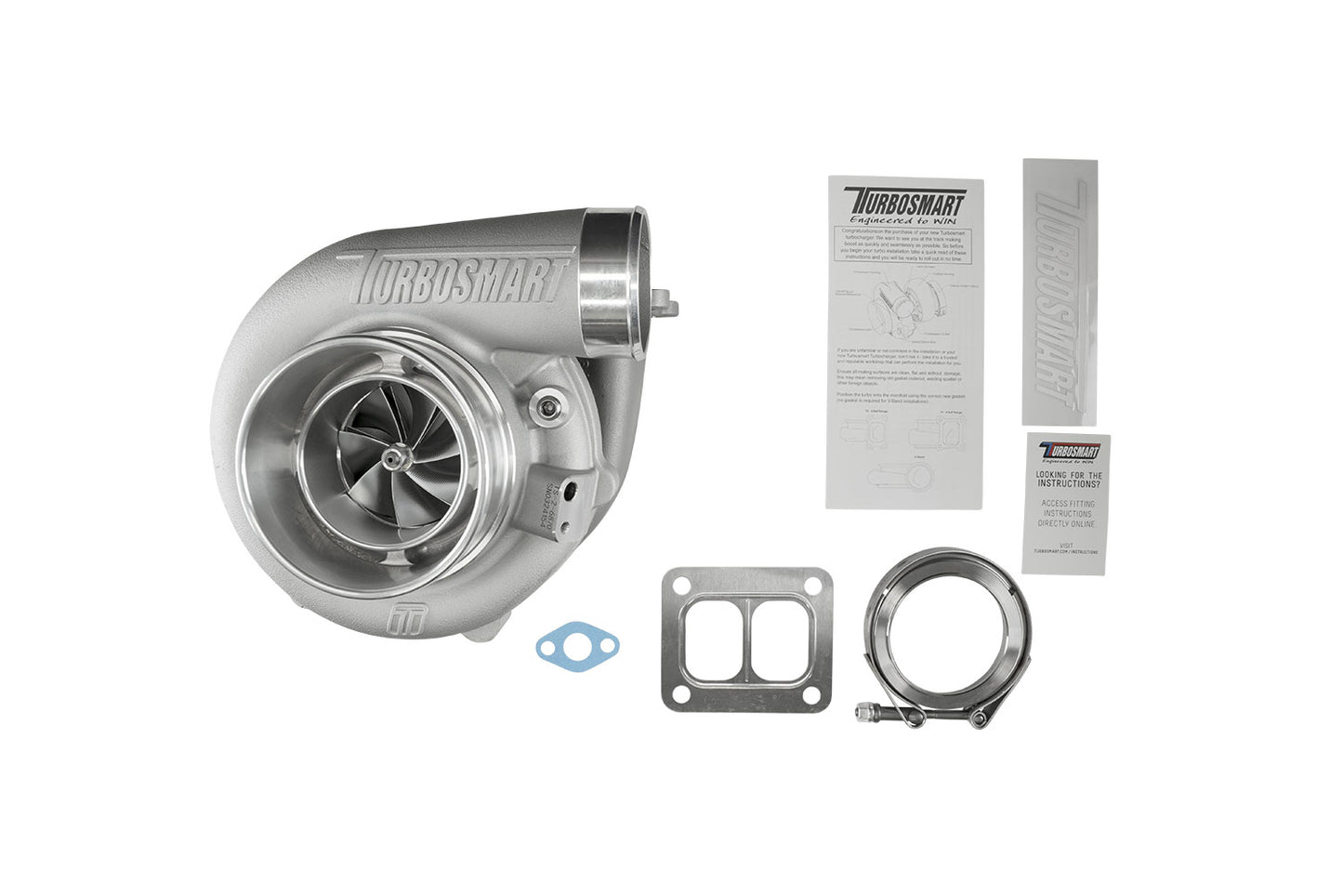 TS-2 Performance Turbocharger (Water Cooled) 6870 (Kompact) T4 Divided 0.84AR Externally Wastegated
