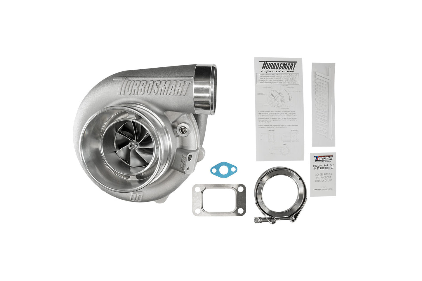 TS-2 Performance Turbocharger (Water Cooled) 6870 (Kompact) T3 1.10AR Externally Wastegated