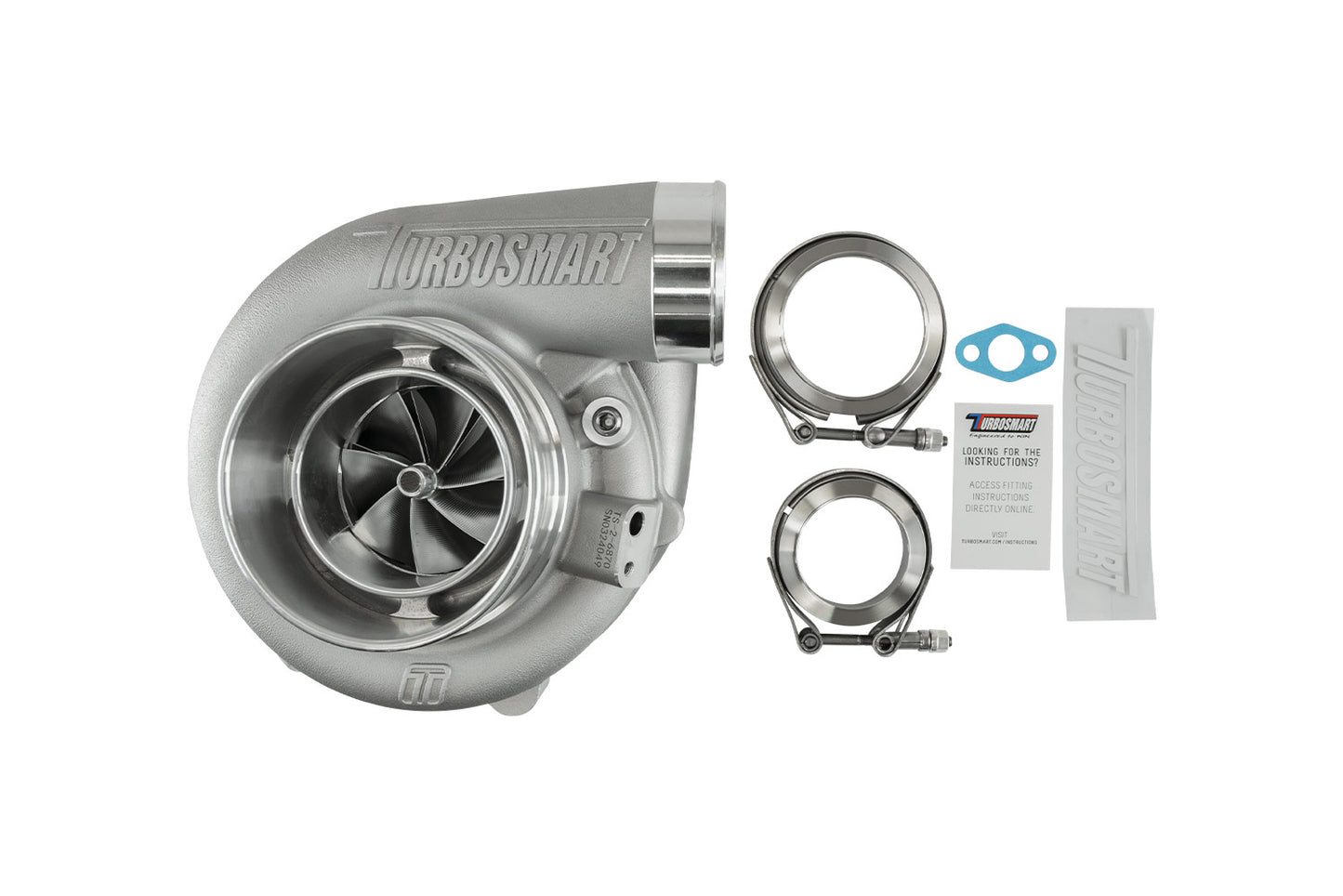 TS-2 Performance Turbocharger (Water Cooled) 6870 (Kompact) V-Band 0.96AR Externally Wastegated