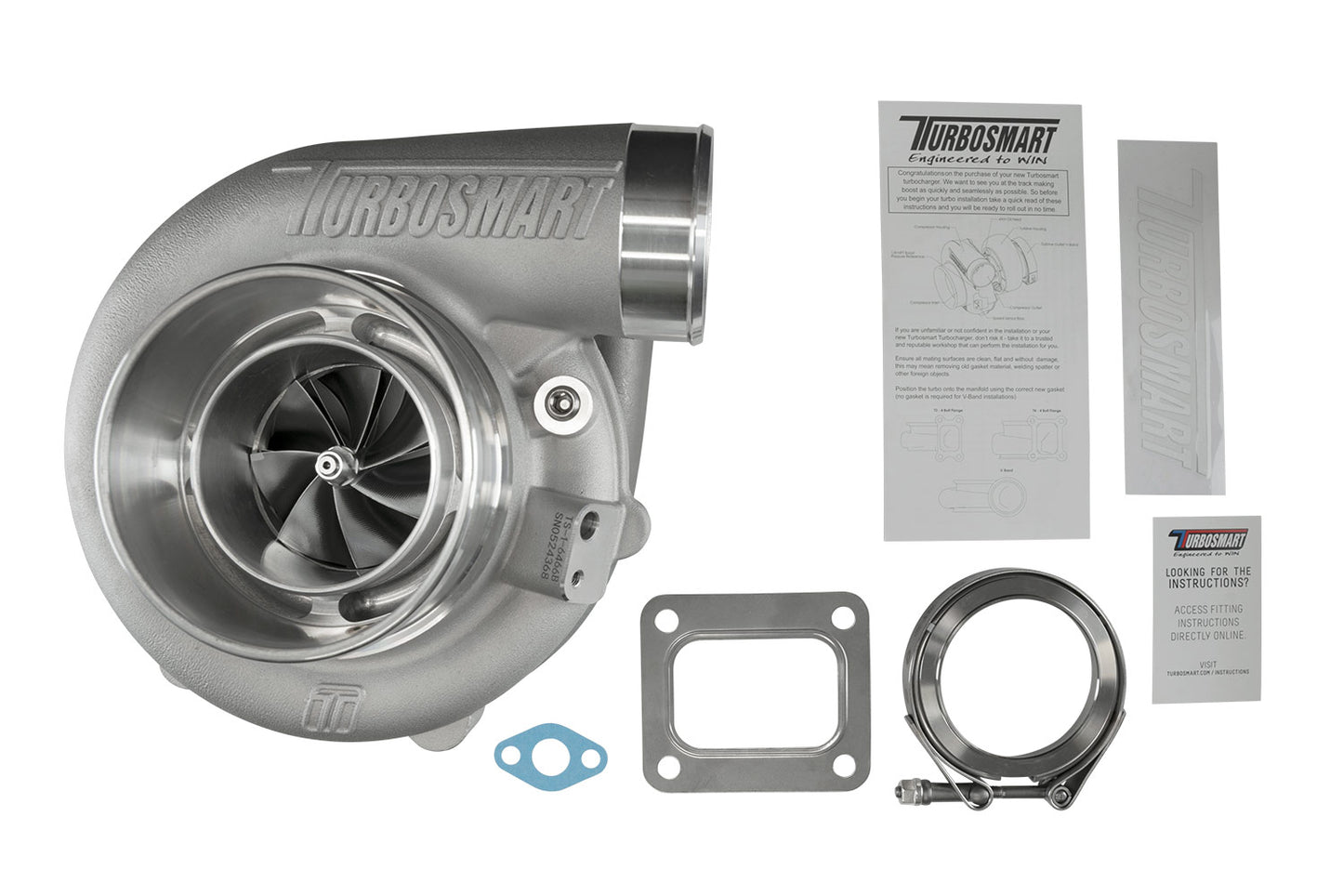 TS-1 Performance Turbocharger 6466 T4 0.82AR Externally Wastegated