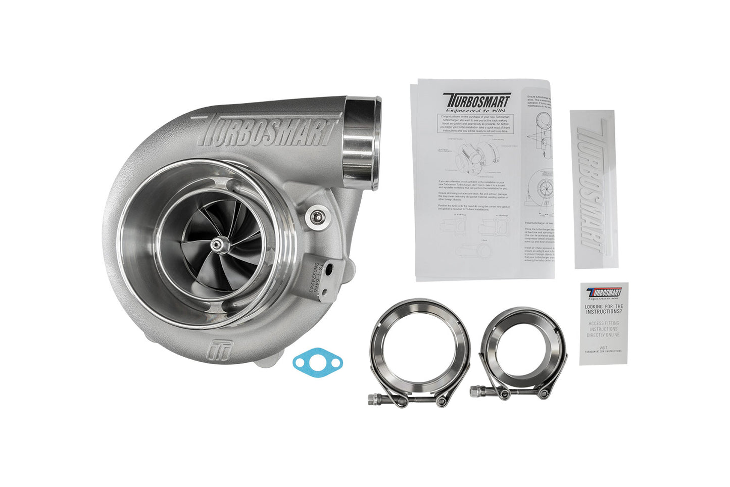 TS-1 Performance Turbocharger 6466 V-Band 1.07AR Externally Wastegated