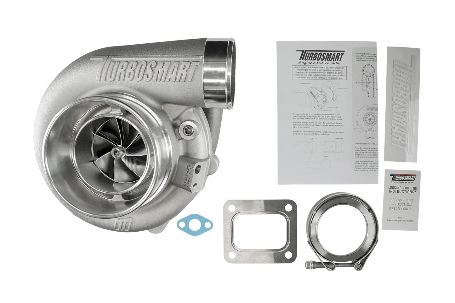 TS-2 Performance Turbocharger (Water Cooled) 6466 T4 0.82AR Externally Wastegated