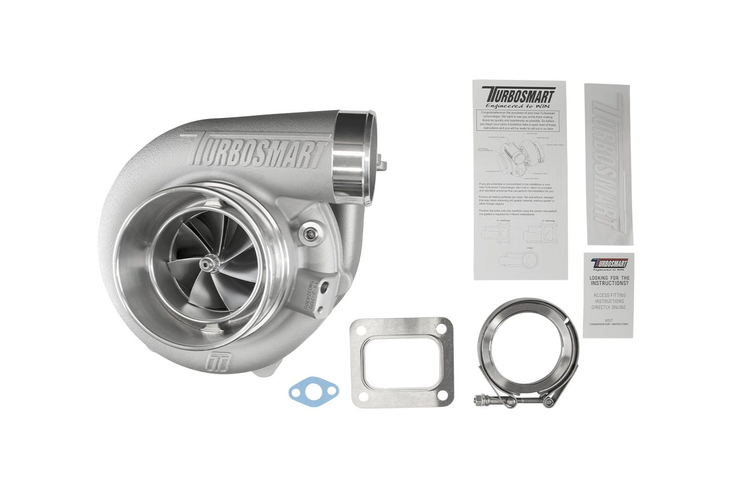 TS-2 Performance Turbocharger (Water Cooled) 7170 (Kompact) T4 0.96AR Externally Wastegated